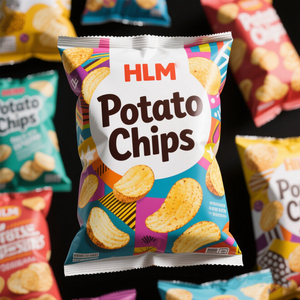 Heat Sealing Custom Printed Digital Back Seal Food Grade 40g 100g 160g Puffed Food Packaging Plastic Potato <strong>Chips</strong> Bag - Product Image 5