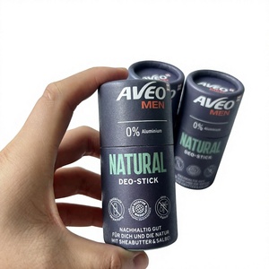 หลอดกระดาษคราฟท์รีไซเคิลแบบผลักขึ้น พร้อมพิมพ์ลายแบบหายได้ สำหรับบรรจุภัณฑ์ลิปสติก โรลออน และลิปบาล์ม - Product Image 1