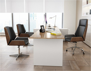 Moderna moda in legno in pelle confortevole ergonomica Manager <span class=keywords><strong>ufficio</strong></span> sedia Executive girevole Computer capo sedia <span class=keywords><strong>ufficio</strong></span> - Product Image 5