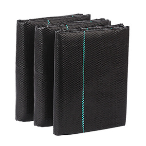 Weed Control Cloth 70g Black Water Permeable Breathable For Landscaping Garden Netting - Product Image 1
