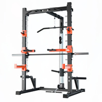 Smith Machine Home Gym – Équipement multifonctionnel de musculation, cage de puissance combinée avec rack pour squats et développé couché
