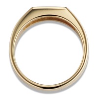 Bague pour homme en or 14K 18K avec 8 diamants taille princesse de 0,5 carat au total, bande de 4 mm, diamant cultivé en laboratoire, alliance de mariage