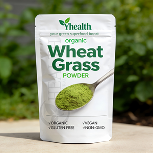 مسحوق عشب القمح الطبيعي العضوي من Yhealth، مستخلص عشب القمح الصالح للأكل، مسحوق قابل للذوبان في الماء، تغليف مخصص، تصنيع حسب الطلب - Product Image 3