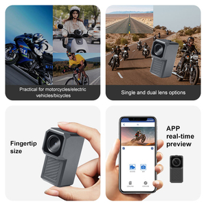 Cámara para Motocicleta 2K UHD Impermeable con WiFi 5G, Grabadora <span class=keywords><strong>de</strong></span> Conducción para Bicicleta Eléctrica y Scooter, Cámara <span class=keywords><strong>de</strong></span> Acción Portátil DVR para Seguridad en Ciclismo - Product Image 2