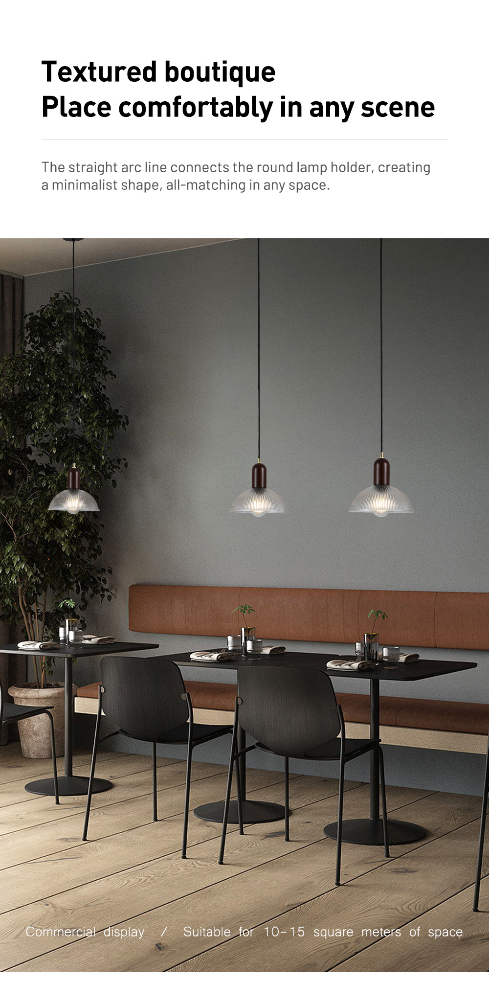 Nordic Industrial Led Hanging Lamp Home Decor Indoor Lighting Modern Minimalist Pendant Light