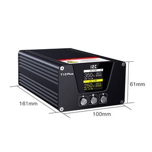 T12 Plus High-powered Dual Channel Electronic Rework Station Heat <b>Soldering</b> Rework Station - Product Image 6