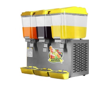 เชิงพาณิชย์แอปเปิ้ลสีส้มสามกระบอกเครื่องดื่มเครื่องขนาดใหญ่ Ml ร้อนและเย็นน้ำผลไม้เครื่อง - Product Image 1