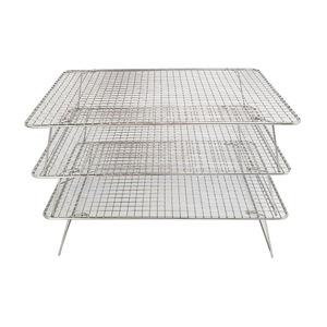 304 Stainless Steel Baking Rack 42x30x8cm Foldable Oven Safe Dishwasher Safe For Cake Cookie Drying - Product Image 3