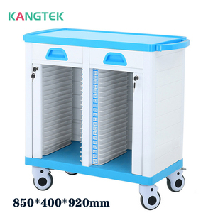 अस्पताल के फर्नीचर उपकरण नर्स रूम मेडिकल एबीएस फ़ाइल ट्रॉली - Product Image 3