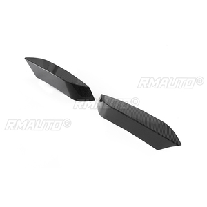 2PCS for 2014-2019 BMW F80 M3 F82 F83 M4 Front Bumper Intake Frame Upper Spoiler Cover Canard Brow Side Air Vent <b>Splitter</b> Trim - Product Image 2