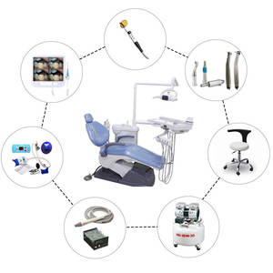 Instrumentos estomatológicos médicos Equipo dental Unidad de silla dental eléctrica Máquina de silla dental Kit de silla dental - Product Image 1