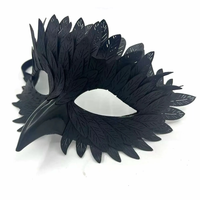 Halloween Exquis Oiseau Bec Masque Boule De Maquillage Carnaval Demi Visage Hibou Plume Visage Masque Pour Les Yeux Des Femmes