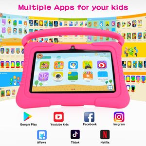 <span class=keywords><strong>Tablette</strong></span> Android pour Enfants de 7 Pouces et 32 Go, PC Tactile WiFi Éducatif pour Tout-Petits, Écran IPS 1024x600 avec Étui en Silicone - Product Image 4