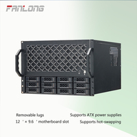 Serveur de stockage d'entreprise 12 disques NAS, support de rack de bureau 360 Cold Row