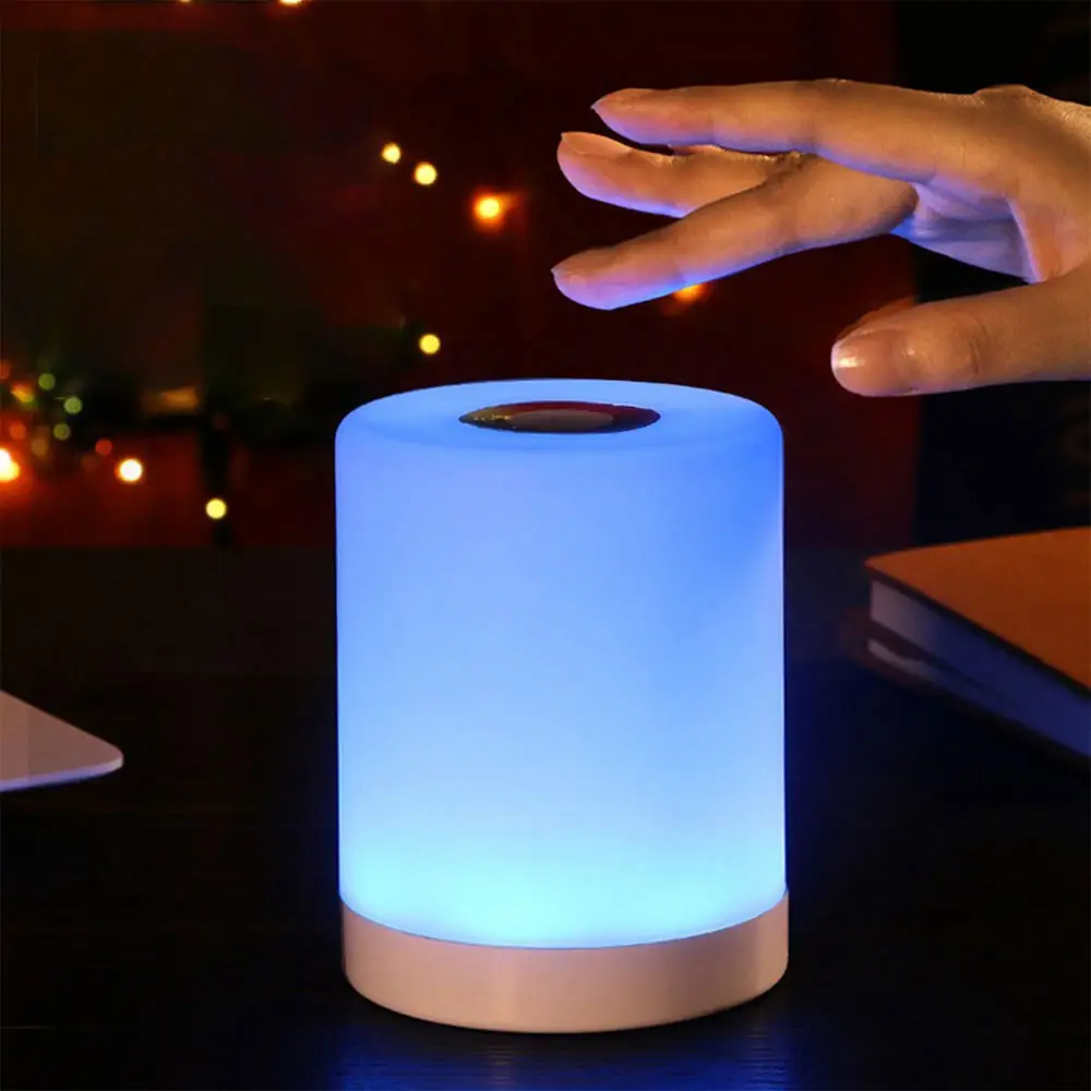 2022 Best LED Night Light Touch Lamp for Bedrooms Living Room Portable Table Bedside Lamps