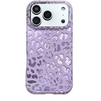Étui en TPU de luxe, coque magnétique, protection antichoc 360°, anti-rayures, motif léopard, coque IMD pour iPhone 18 Pro Max