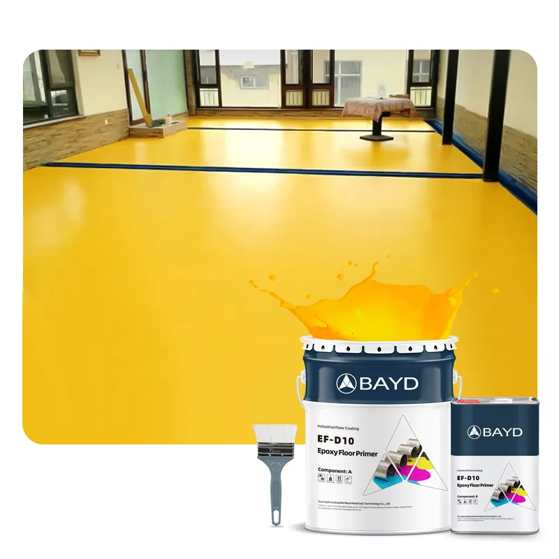 Acrylic Epoxy Floor Paint for Concrete for Workshops and Parking Floors-Spray or Brush on Application