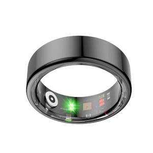 Anillo Inteligente Impermeable para Monitoreo del Sueño y Frecuencia Cardíaca, Funciones de Fotografía Deportiva, Control por Aplicación Android, con Caja de Acero y Cerámica - Product Image 3