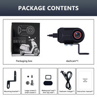 Caméra DVR Moto 2K HD WiFi Étanche IP66 MINI Enregistreur Vidéo USB pour Vélo Électrique VTT Enregistrement en Boucle