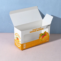 Impression de boîte personnalisée ISO FSC RoHS recyclés estampage à chaud en relief CMJN carton papier sel de mer boîte