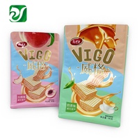 Sachet en plastique personnalisé à fond plat pour frites, snacks et chips de pommes de terre
