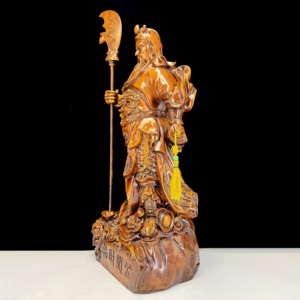 Décoration de la maison Feng Shui Fortune <span class=keywords><strong>Guan</strong></span> <span class=keywords><strong>Yu</strong></span> Ornements Fortune-making Résine Station <span class=keywords><strong>Guan</strong></span> Gong Bouddha <span class=keywords><strong>Statue</strong></span> Ornements - Product Image 5