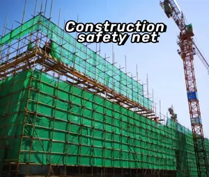 High quality green construction safety net scaffolding debris netting 100% hdpe plastic custom safety net