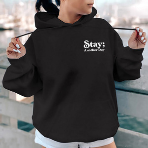 Sudaderas con capucha Stay Another Day Hoodie, 99 razones para vivir Sudadera con capucha - Product Image 2