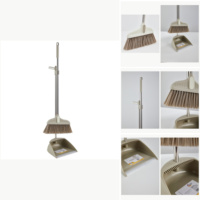 Juego de Recogedor de Polvo de Gran Capacidad con Cerdas de Alta Resistencia para Gestión de Propiedades