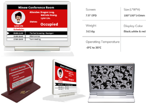 Plat de nombre grande para sala de conferencias inteligente, 3 colores, sala de reuniones inteligente - Product Image 6