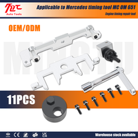 11 outils de calage moteur pour réparation automobile en acier à haute teneur en carbone MC OM 651 pour Mercedes Benz