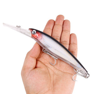 Señuelos de Pesca de Atún Minnow Grandes y Pesados de 48g, Minnow de Buceo Profundo de 220mm, Pesca de 72g, Señuelos de Pesca de Arrastre para Caza Mayor - Product Image 1