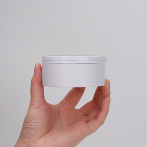 Mặt ceams Container 50ml 100ml Kem Mỹ phẩm Sản phẩm Jar bao bì với nắp thìa thìa - Product Image 1