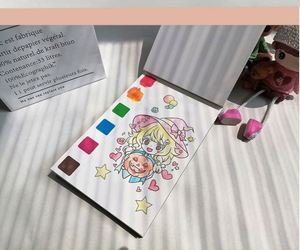 Libro de Dibujo y Acuarelas para Niñas de Primaria y Jardín de Infancia - Portátil con sus Propias Pinturas - Product Image 2