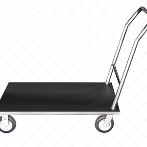 Carrito de Mano Totalmente de Acero Inoxidable 950x650x200900mm de Cuatro Ruedas, Industrial, Resistente, para Uso Médico - Product Image 1