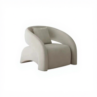 Fauteuil de salon ultra-populaire d'inspiration luxueuse, fauteuil de salon design, canapé une place