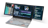 Ordinateur portable de jeu à trois écrans, Intel Core I5 10 cœurs, 64 Go de RAM, 4 To de SSD, corps métallique, tout neuf, ordinateur de jeu haute vitesse, bureau