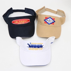 Casquette de <span class=keywords><strong>soleil</strong></span> brodée personnalisée avec sangle Velcro réglable, visière respirante pour le golf et les sports de plein air - Product Image 1