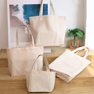 Sacs fourre-tout en toile et coton vierge écologique avec logo personnalisé Sac à provisions en toile de <span class=keywords><strong>haute</strong></span> qualité pour les cadeaux publicitaires de l'entreprise - Product Image 3