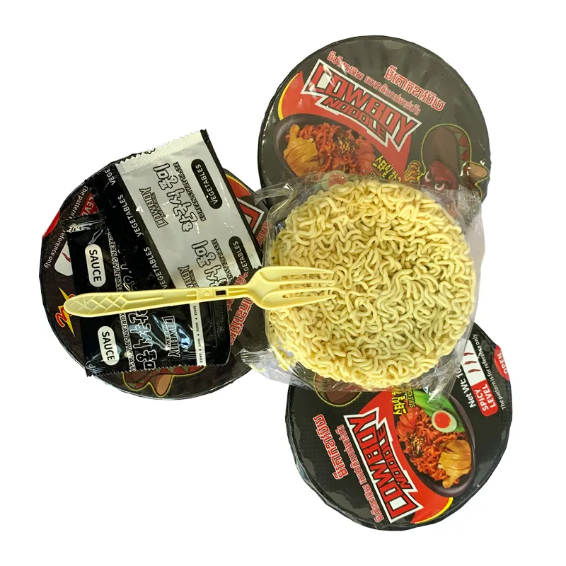 Cinese cibo istantaneo Spicies stile coreano Noodles Halal Ramennoodles istantaneo