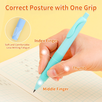 Crayon mécanique orthopédique de 2,0 mm, résistant aux bris, avec grip souple et corps triangulaire, idéal pour la pratique de l'écriture des étudiants