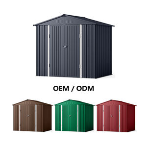 Telaio in acciaio zincato spazio per lo stoccaggio esterno in metallo Utility Tool House per giardino Patio prato - Product Image 2