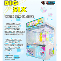 Machine de jeu d'arcade à monnayeur avec grue à jouets en métal personnalisée, machine de jeu de prix et de cadeaux, machine de jeu d'amusement avec grue à poupées