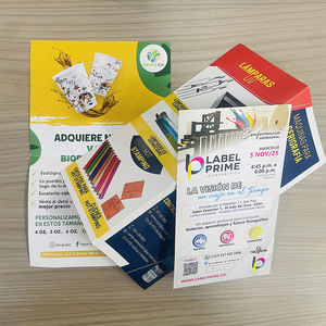 Brosur dan Flyer Kardus Cetak Kustom dengan Logo Kustom - Spiral Bound, Kertas Fancy, Sisipan Tisu Personalisasi, Promosi, Embossed - Product Image 4