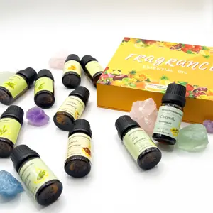 OEM Private label 100% pure aroma essential oil kit--high quality natural essential oil-6 pack aroma diffuser oils 12 fragrance