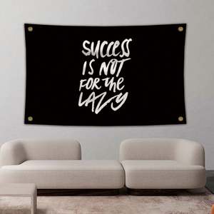 Fábrica al por mayor 3X5FT 90x150cm El éxito de la sublimación de tinte de tela Premium no es para las banderas perezosas - Product Image 5