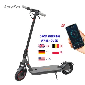 AOVO Entrepôt Europe M365 Pro Expédition Rapide Durable Kickscooter Pliant Adulte 350w E Scooter Électrique avec Application Intelligente