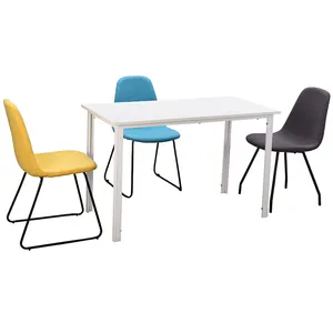 משלוח מדגם מודרני איטלקי שכבה כפולה כיסאות 8 מושביים להארכה 10mm עובי מזג זכוכית אוכל שולחן