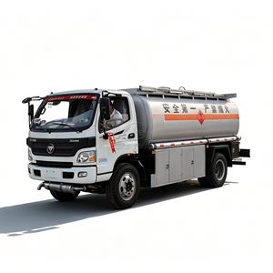 Camion-citerne à carburant tout acier à trois essieux, fabriqué en Chine, 8-13T, manuel, pour le stockage et le ravitaillement de diesel, à bas prix, à vendre - Product Image 1