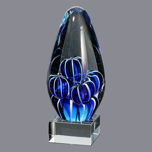 Cúp Thủy Tinh Nghệ Thuật Liuli Màu Sắc Đẹp Quý Phái 2019 Từ Nhà Máy - Product Image 4